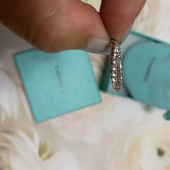 AUTHENTIC Tiffany & Co. Twist Ring, Size 6 - Picture 3 of 5